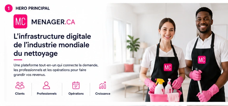 MENAGER.CA cleaning professionals