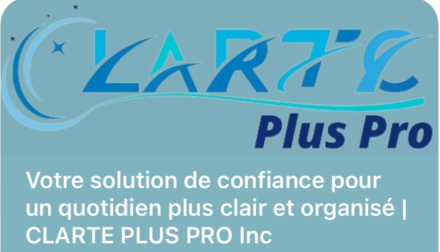 CLARTE PLUS PRO INC
